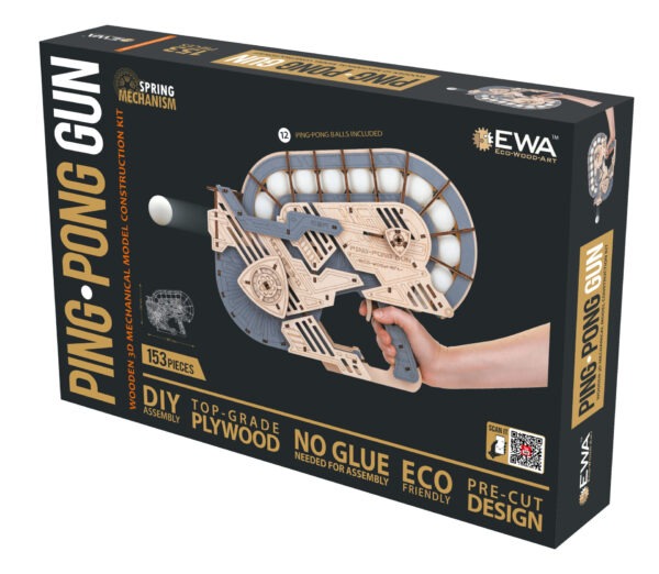 Ping Poll Gun Ping-Pong Gun - ewaecowoodart